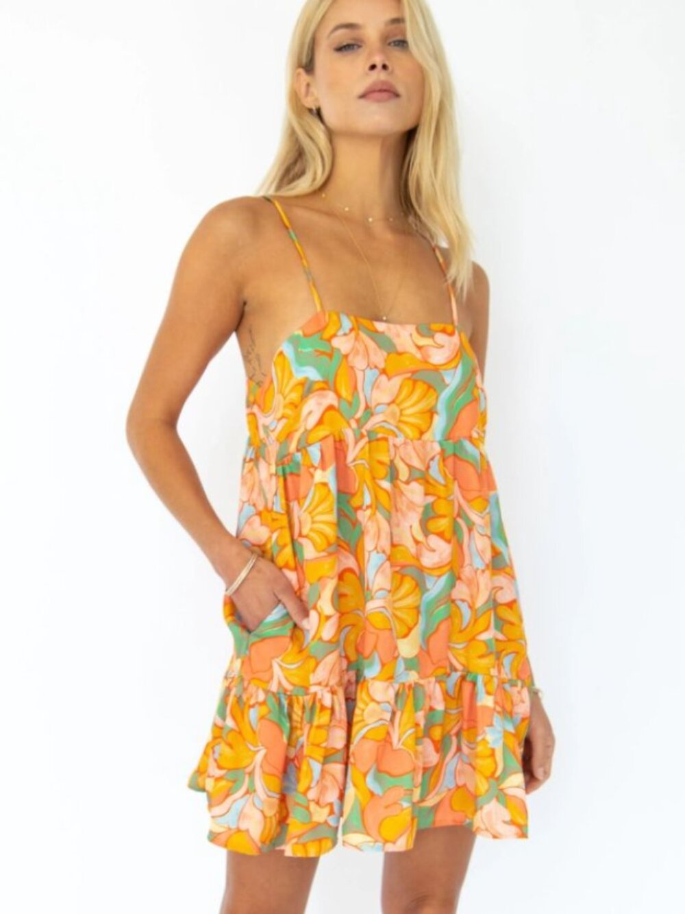 RESA Chloe Mini Dress Seychelles XS